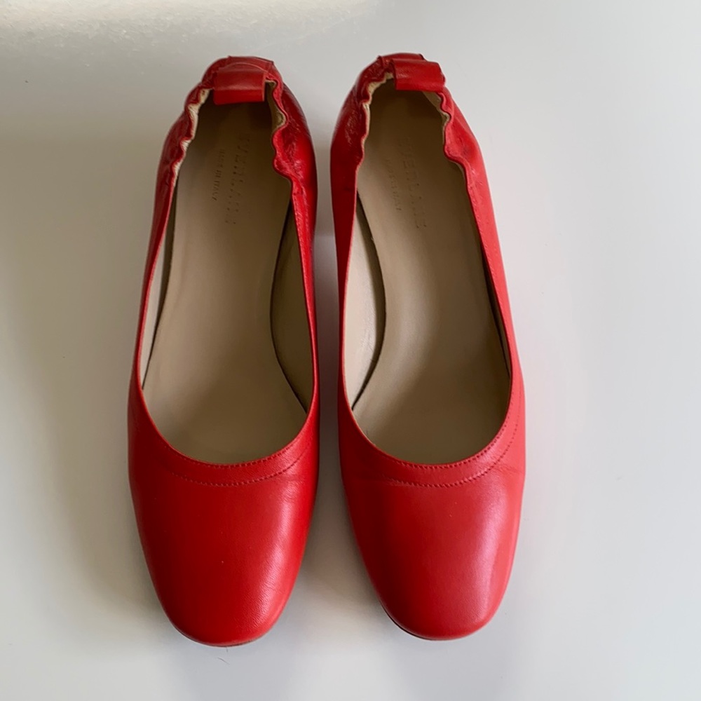 Red Everlane Day Heel Size 8